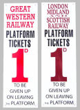 Railway station PLATFORM TICKETS.