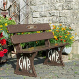 2 seater Garden Railway Bench.